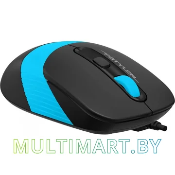 Мышь A4Tech Fstyler FM10 (черный/голубой) картинка 6